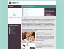 Tablet Screenshot of main-tec.com